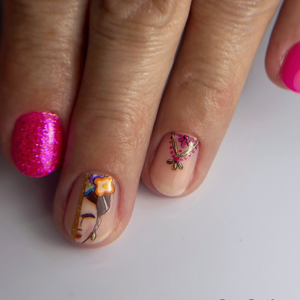 Nailart carte blanche