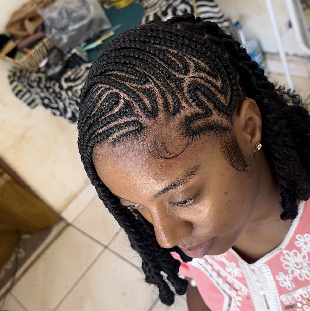 Bob Lemonade Fulani braids