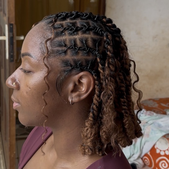 Criss cross braids