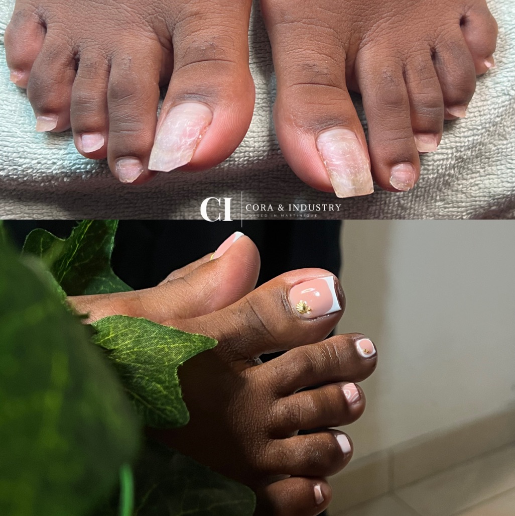Pose de vernis semi permanent